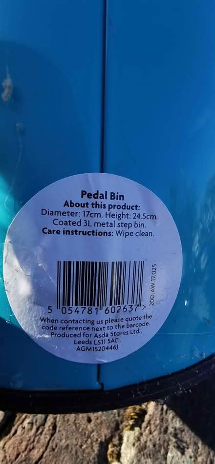 Photo of free Peddle bin (Parkstone BH14) #2