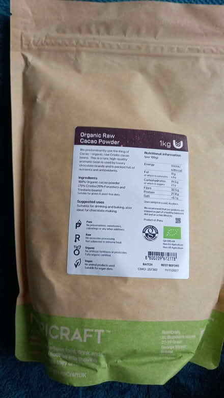 Photo of free Organic Raw Cacao Powder (Shortlands BR2) #1
