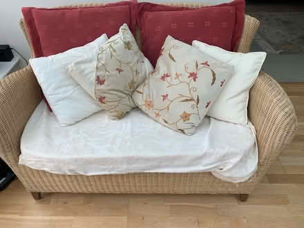 Photo of free Wicker sofa and two chairs (Blagdon BS40) #1
