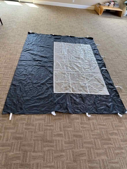 Photo of free Black nylon fabric & Velcro straps (1075 Valencia Avenue) #4