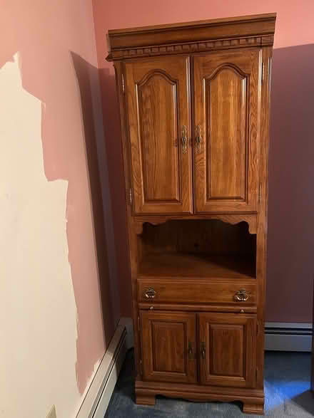 Photo of free Dark walnut wardrobe closets (Succasunna New Jersey) #2
