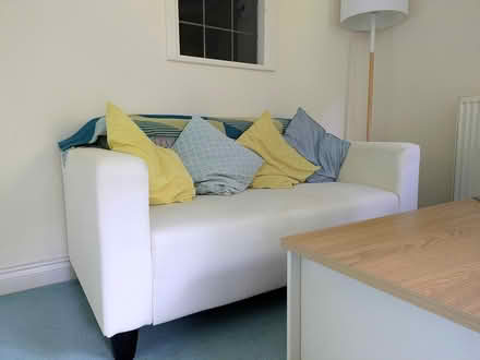 Photo of free Modern off-white small sofa (Shirley, SO15) #2