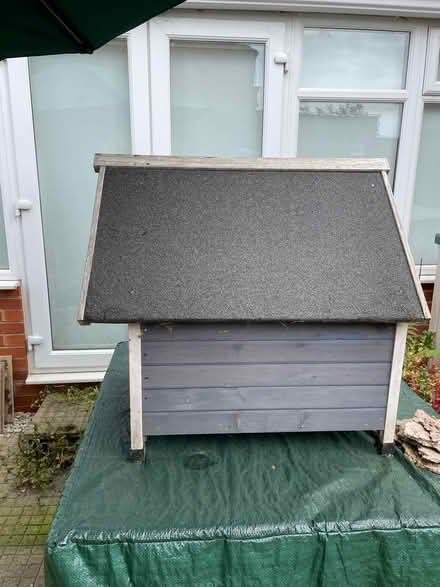 Photo of free Wood dog house small- medium (Stourport DY13) #2