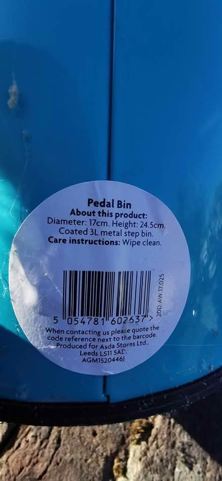 Photo of free Peddle bin (Parkstone BH14) #1