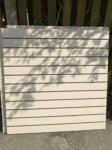Photo of free 4 half sheets slatwall shop/display (Worsley M28) #1