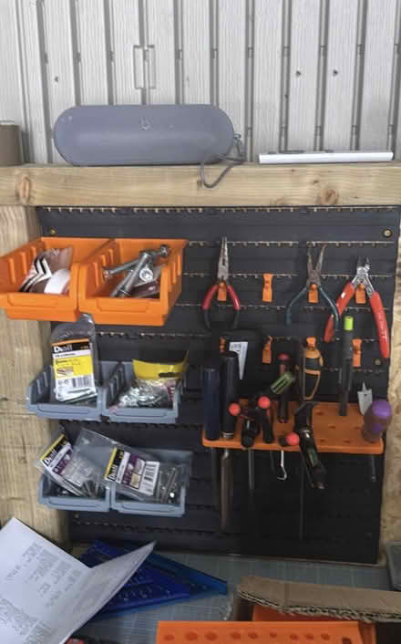 Photo of free Garage/Shed peg board style racking (Willingdon) #3