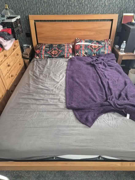 Photo of free King size bed frame and mattress (SN4 8EA) #1