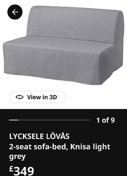 Photo of free Ikea double folding sofa (Burwell OX28) #1
