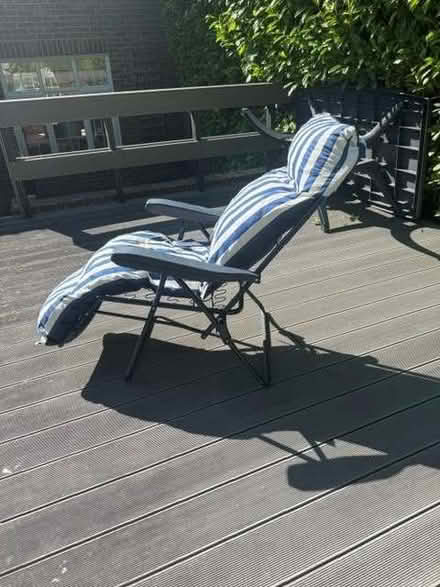 Photo of free Sunlounger and Cushion (Balcombe RH17) #2