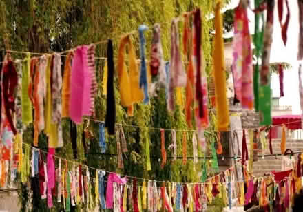 Photo of Fabric scraps for garland (Bath BA2) #1