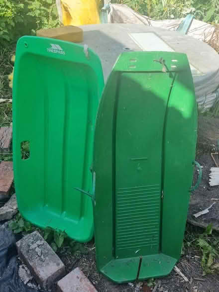 Photo of free Two children's plastic toboggans (Hay on Wye HR3) #1