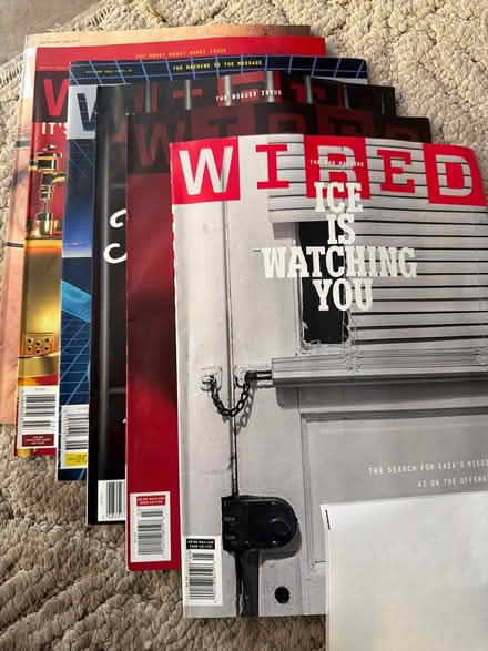 Photo of free "Wired" magazines - 2025 & 2026 (Darien - near 75th x Cass Ave.) #1