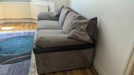 Photo of free Walnut fabric sofa (Belmont SM2) #3