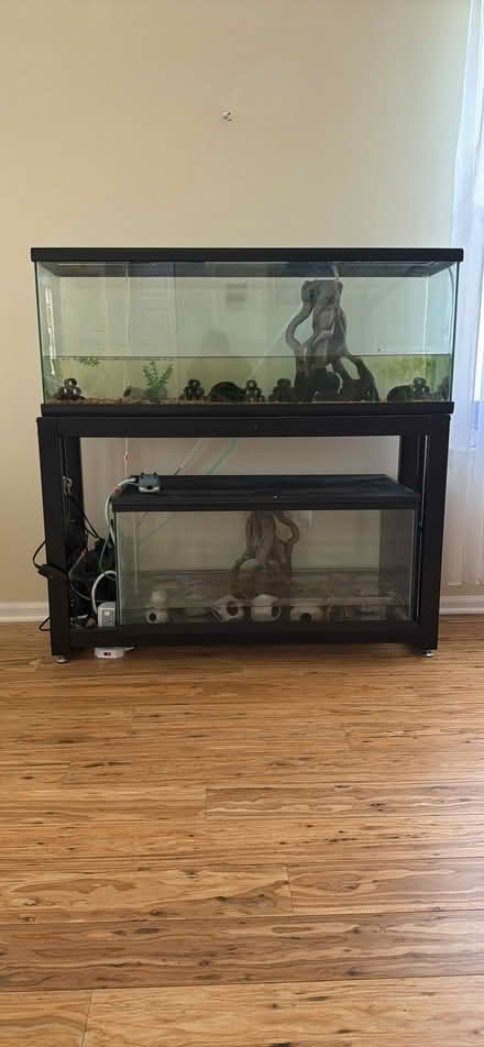 Photo of free Two fish aquariums and a stand (Novi) #3