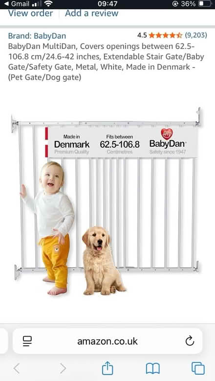 Photo of free Dan kids stair gate (E10) #1