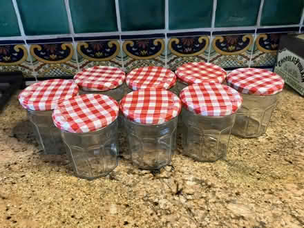 Photo of free Bonne Maman covereed Jars (Riverdale (north of Inwood)) #1