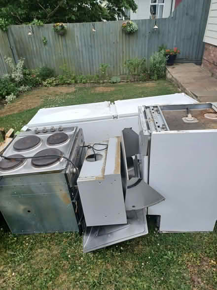 Photo of free Fridge, cooker, oven hood extractor and oven. (Colchester CO4) #1