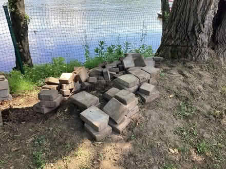 Photo of free Miscellaneous pavers and pieces (Washington Crossing, pa) #1