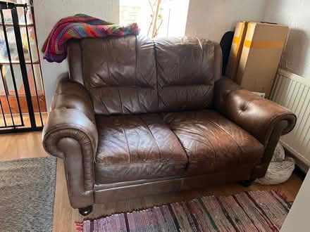 Photo of free Brown two seater (Belper, DE56) #1