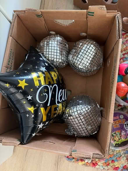 Photo of free Disco ball balloons (SG4 hitchin) #1
