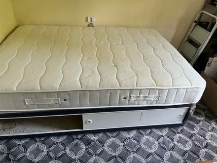 Photo of free double divan bed and mattress (Werrington PE4) #1