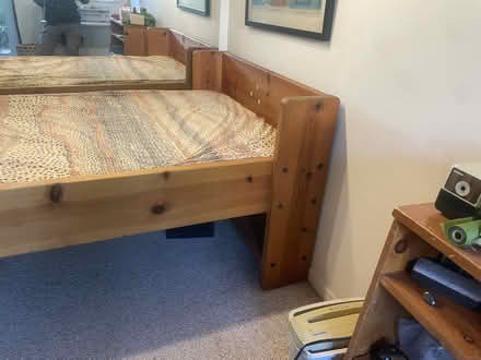 Photo of free Wood Twin Bed (Lower Piedmont near Grand Ave.) #1