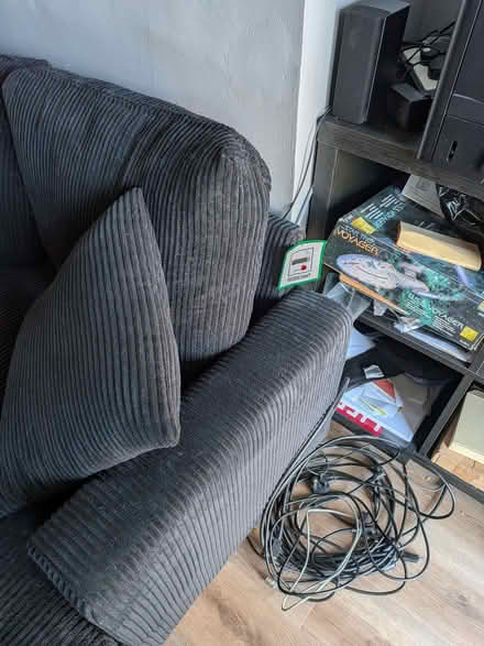 Photo of free Black 3 seater sofa (Steventon OX13) #2