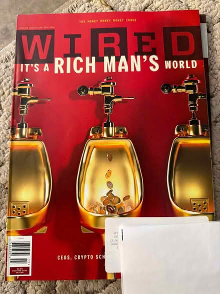 Photo of free "Wired" magazines - 2025 & 2026 (Darien - near 75th x Cass Ave.) #3