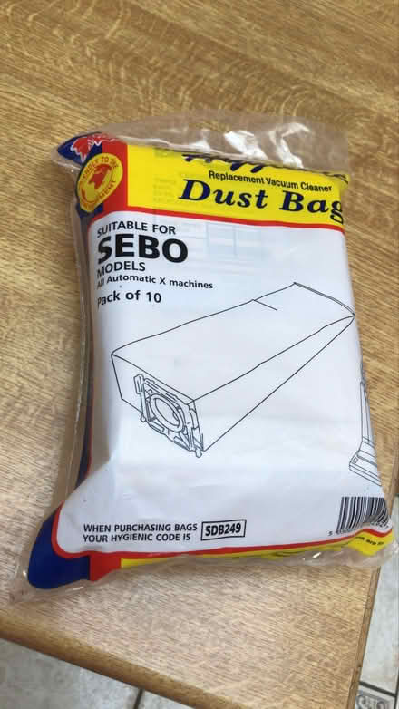 Photo of free SEBO vacuum cleaner and dust bags (New Malden, KT3) #3