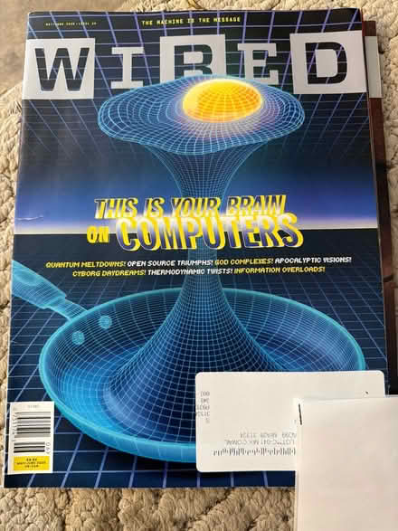 Photo of free "Wired" magazines - 2025 & 2026 (Darien - near 75th x Cass Ave.) #4