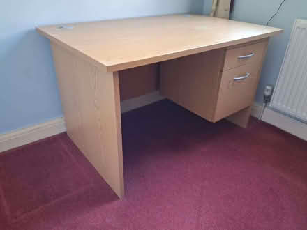 Photo of free Office desk & Filing Cabinet (Belton LE12) #2