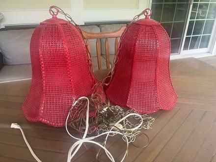 Photo of free Pair of hanging lamps with cords (Northville Township/Plymouth) #1