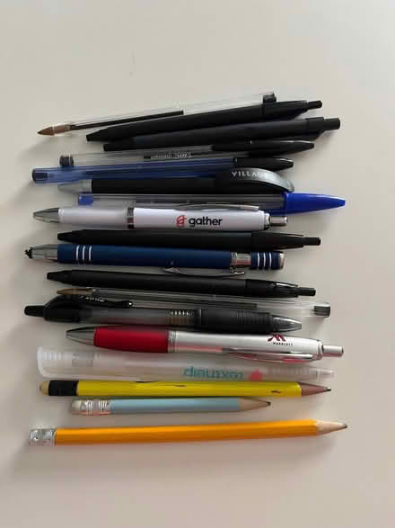Photo of free Selection of biro pens (and 3 pencils) (Monkmoor SY2) #1