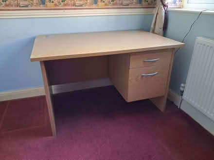 Photo of free Office desk & Filing Cabinet (Belton LE12) #1