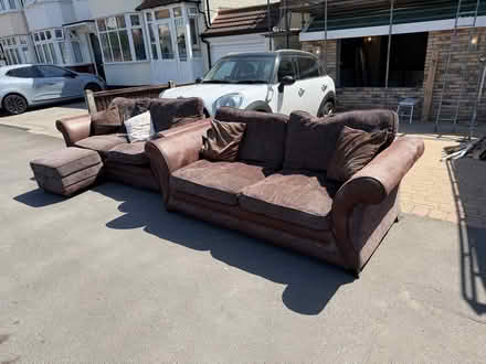 Photo of free 2 x 3 seater DFS sofas (Hornchurch RM11) #1