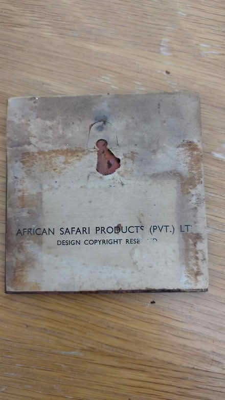 Photo of free African copper bird picture. About 9cm square. (Slinfold RH13) #2