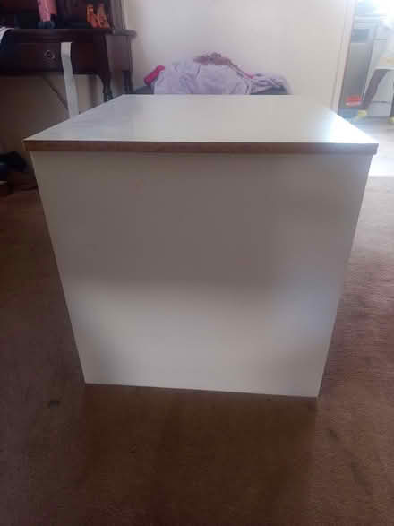 Photo of free White three-drawer chest unit (Shirley CR0) #3