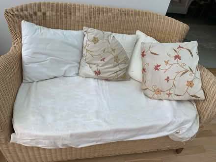 Photo of free Wicker sofa and two chairs (Blagdon BS40) #4