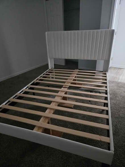 Photo of free Bed frame and headboard (1020 East Main, Danville) #1