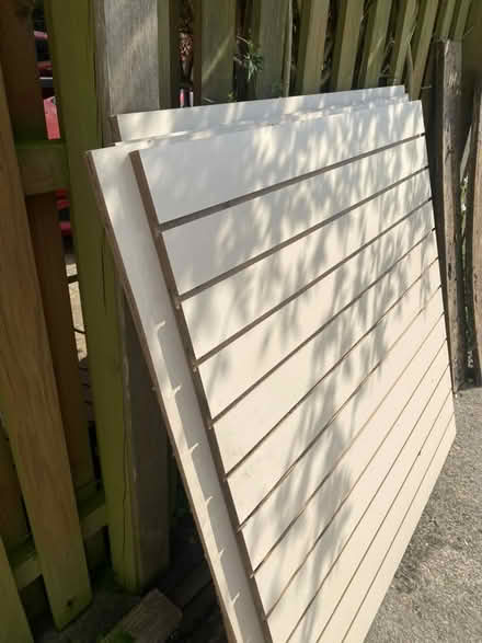 Photo of free 4 half sheets slatwall shop/display (Worsley M28) #2
