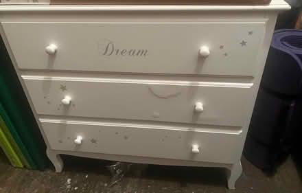 Photo of free White chest of drawers (High St Ken W8) #1