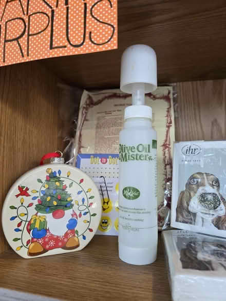Photo of free Olive Oil Mister & Xmas Gnome Decor (West 7th) #1