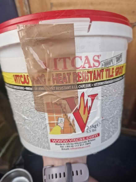 Photo of free Vitcas heat resistant tile grout (Newlands MK15) #1