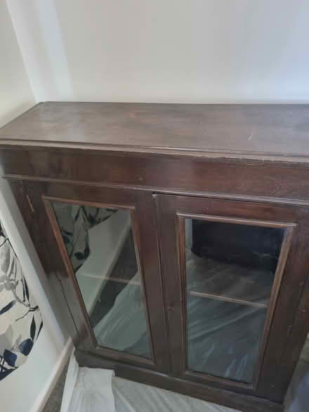 Photo of free Oak display cabinet (Ba14) #1