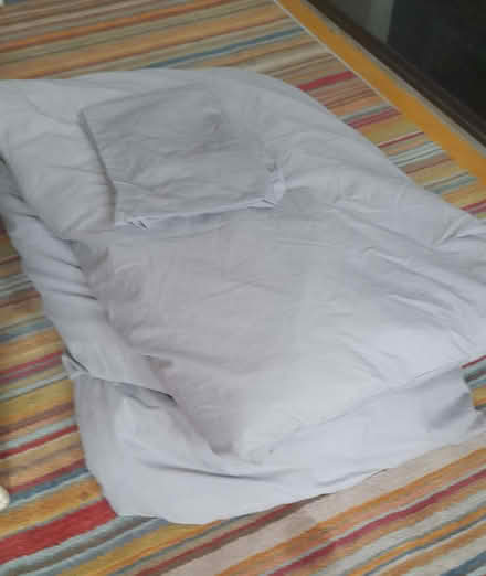 Photo of free Single duvet with grey cover (Marchmont EH9) #1