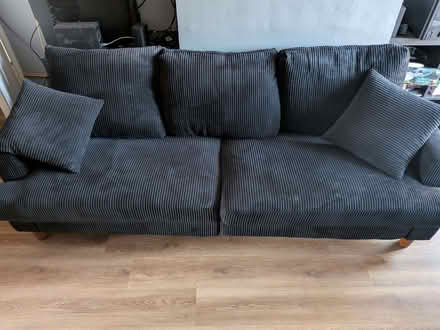 Photo of free Black 3 seater sofa (Steventon OX13) #1