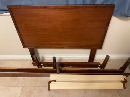 Photo of free Wood Platform Twin Bed Frame (East Fullerton) #2