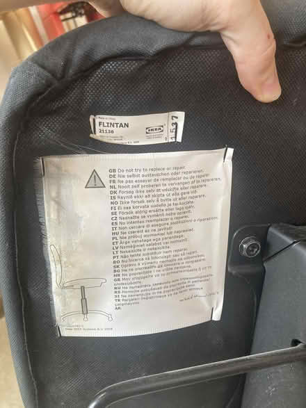 Photo of free IKEA Flintan Office Chair (Stanstead Road, SE23) #3