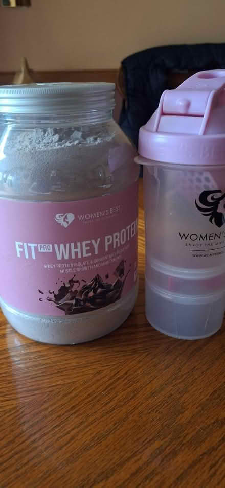 Photo of free Womens Best cup and Protein powder (south ham basingstoke RG22) #1