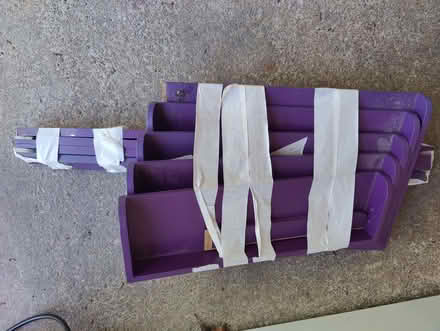 Photo of free Purple bookshelf (Leominster HR6) #1